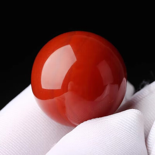 South red agate loose bead bracelet with beads DIY handmade single bead bracelet accessories jewelry birth year transfer beads round beads South red agate 8mm 5