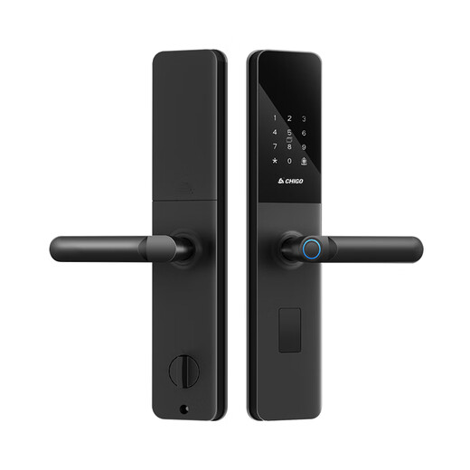 Chigo Smart Door Lock Password Fingerprint Lock B&B Apartment Password Lock Entry Door Home Smart Lock Anti-Theft Door Electronic Lock Eight Unlocks + Remote Temporary Password + Free Installation