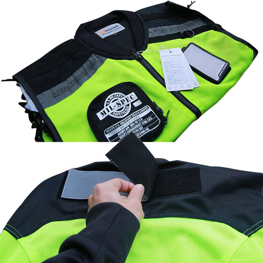 Motorcycle riding equipment rider reflective vest riding vest alliance team clothes tribal reflective vest reflective vest M