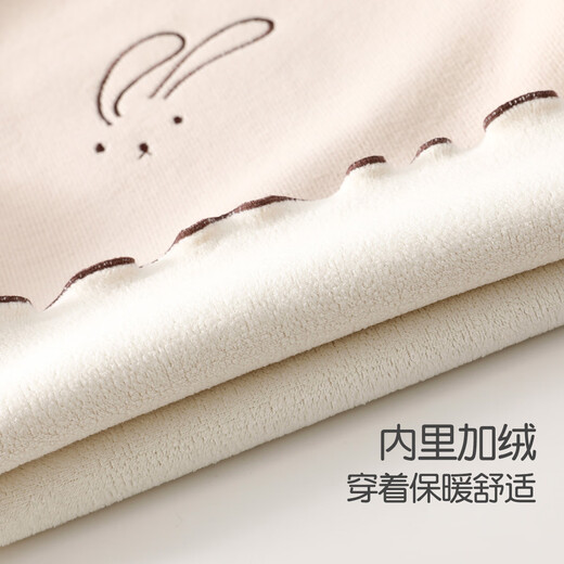 Ban Xidi playful cartoon girls T-shirt winter new style children's style princess bottoming shirt baby girl plus velvet top