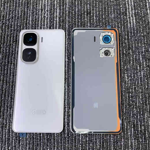 Suitable for iQOONEO10 disassembly original back cover glass Neo10Pro mobile phone back case battery cover shell iQOONEo10Pro original back cover white with frame 6