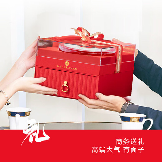 Aishangyan Dried Bird's Nest, Red Ginseng, American Ginseng, Dendrobium and Astragalus, 5-piece gift box, gift for elders to meet parents, supplement gift