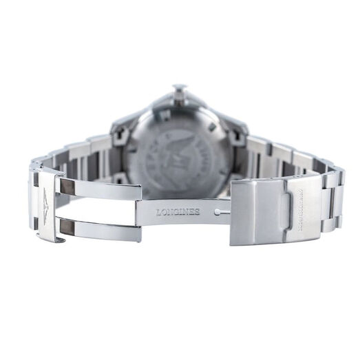 Longines (LONGINES) men's watch Concas series automatic mechanical watch men's Swiss 300m waterproof men's watch L3.742.4.56.6 mechanical steel belt black plate 41MM