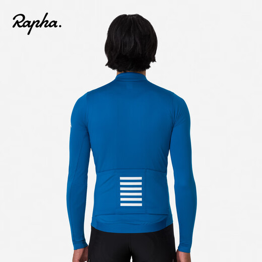 Rapha new autumn and winter colors Pro Team men's competition winter warm long-sleeved road cycling jersey official sapphire blue S