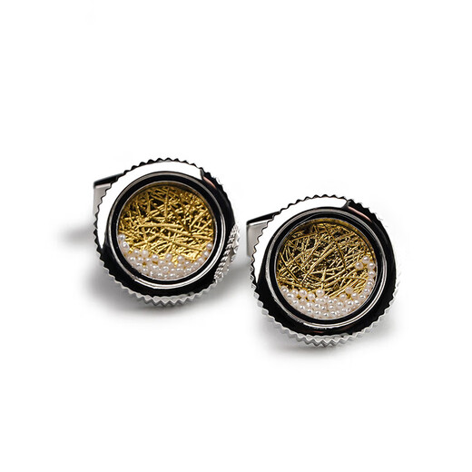 WILLIAM MILTON French style flowing pearl cufflinks men's romantic French cuff nails light luxury fashion wedding gift gift box