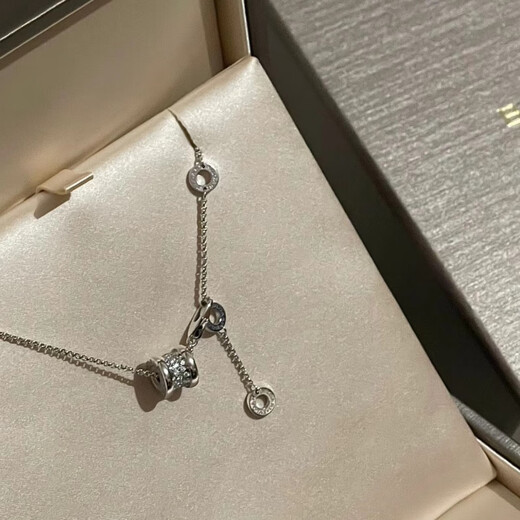 DL 1998 Fat Donglai same style small waist necklace for women 18 gold k high-end customized 18K rose small waist necklace spring black small waist necklace rose gold