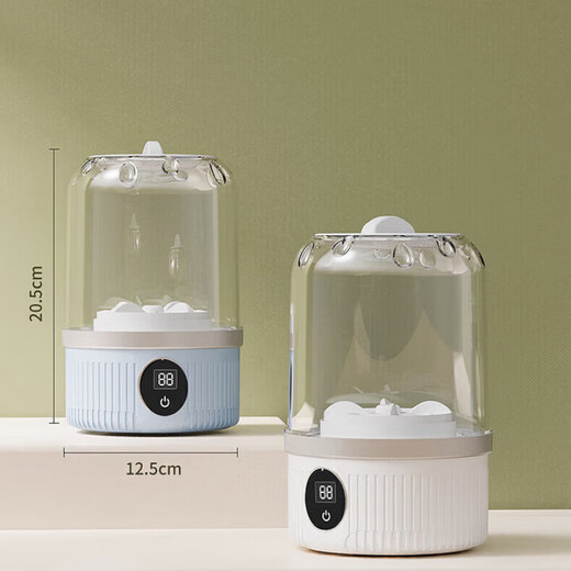 Xiaomi Baby Washing Machine Fully Automatic Sock Washing Mini Mini Laundry Cup Underwear Small Portable Sock Washing Machine Xiaomi White Mini+ Eight-Dimensional Pulsator Cleaning 2025 Upgraded Silver Ion