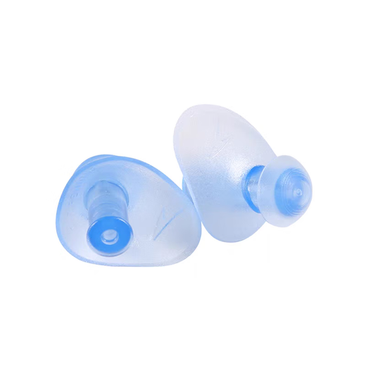 SpeedoSpeedoSpeedo silicone earplugs nose clip swimming accessories professional non-slip soft waterproof comfortable sound transparent lake blue
