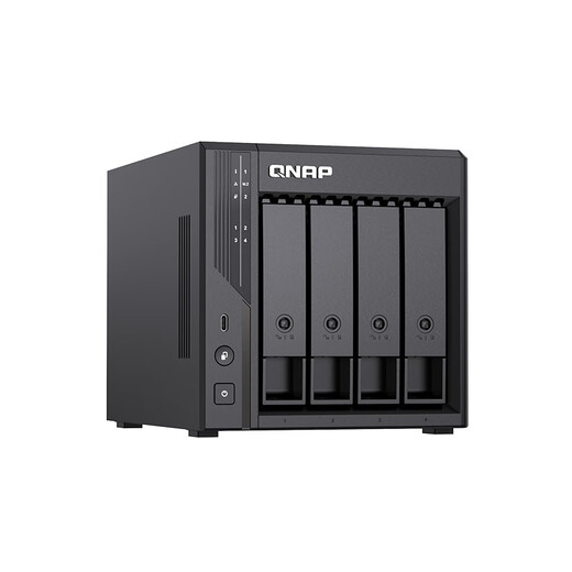 威联通（QNAP）Qu405企业级家庭存储 N355 16G内存 24T容量四盘位网络存储NAS私有云 AI相册手机备份 网盘服务器