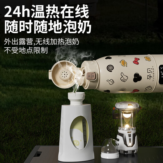 Pregnant baby portable constant temperature cup F18Y constant temperature kettle boiling cup baby going out to prepare milk constant temperature water cup 500ml