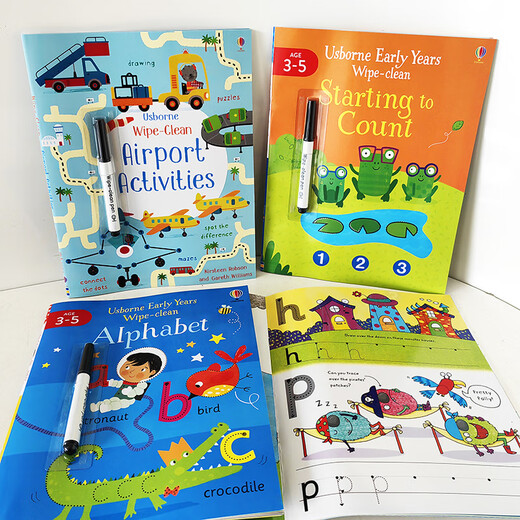 托马斯&朋友	（THOMAS&FRIENDS）幼儿园控笔训练入门练字帖儿童英文字母数字描红本练习4岁3宝宝 随机配-男孩主题_10册