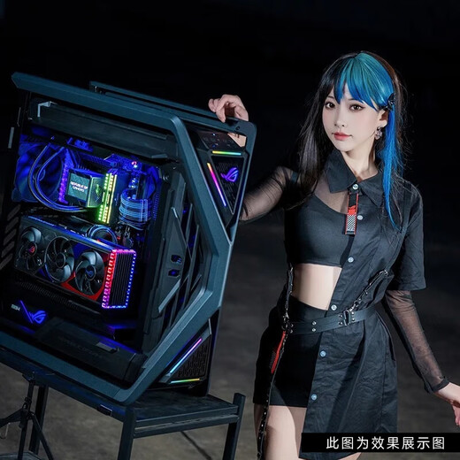 ASUS Genesis ROG family bucket AMD Ryzen R9 9950X3D/RTX5090D graphics card Night God e-sports game desktop assembly computer host complete machine DIY assembly machine 9950X3D+RTX5080丨Configuration four hosts