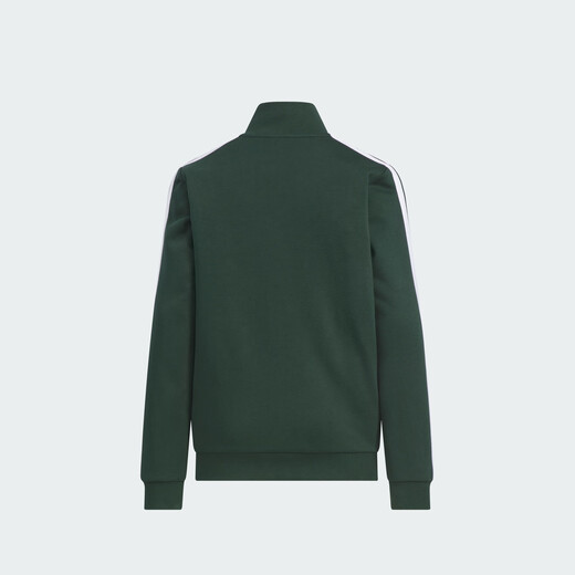 Adidas men's and women's casual and comfortable long-sleeved suit for children's autumn new Adidas official light sports dark green/white 176