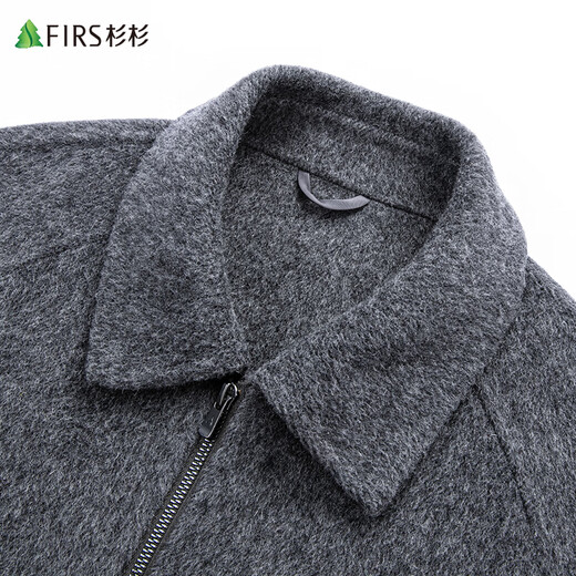 Shanshan sheep wool double-sided woolen jacket men's autumn and winter lapel business executive short woolen jacket work jacket