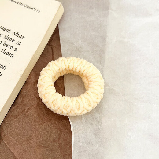 Korean version of widened and thickened upgraded hair band rubber band Korean style women's high elasticity and durable head 2 pieces in mixed colors