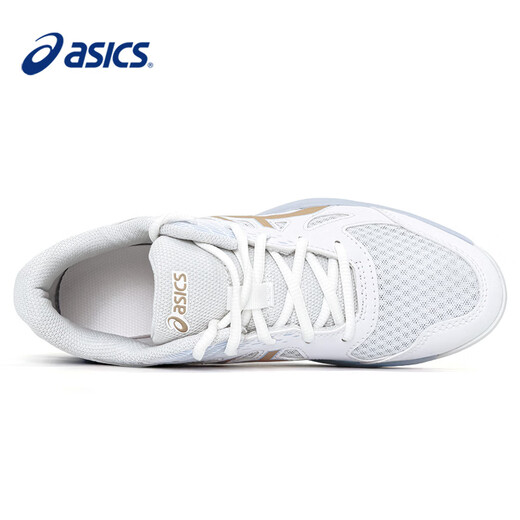 ASICS new badminton shoes for men and women breathable volleyball shoes non-slip shock-absorbing wear-resistant training table tennis shoes UPCOURT 6 1074A045-103 UPCOURT 6 GS 36