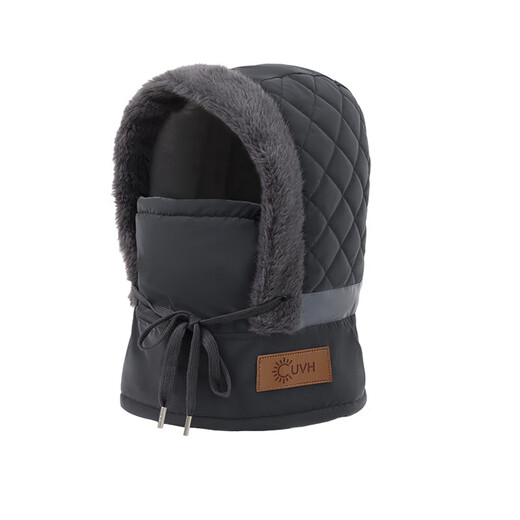 Winter plus velvet warm ear protection Lei Feng hat for men and women outdoor cycling and skiing cold-proof hat face mask and neck scarf one-size-fits-all hat