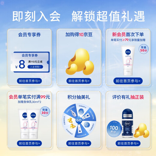 NIVEA Antiperspirant Underarm Antiperspirant Roll-On Summer Dry Men's Ocean Cool Refreshing Body Roll-on Liquid 50ml