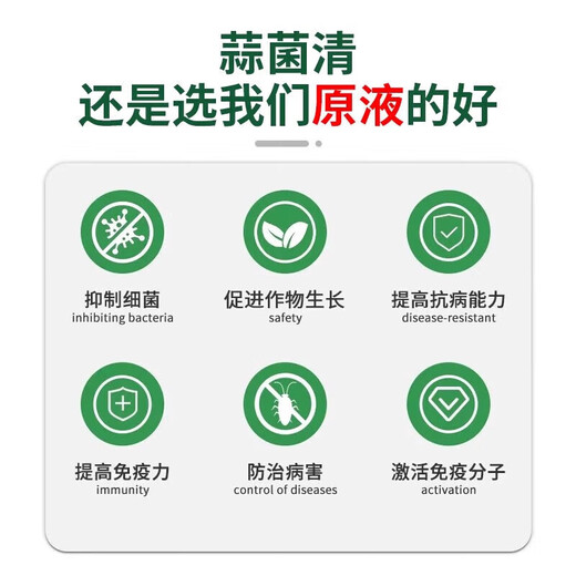 Чесночные бактерии, прозрачный оригинальный раствор, специальный медицинский препарат для чеснока, микробный инокулянт, оригинальный раствор, настоящий сухой лист, желтый лист, сухой кончик, устойчивый к болезням фунгицид, одна бутылка, чеснок никогда не будет свободен от болезней