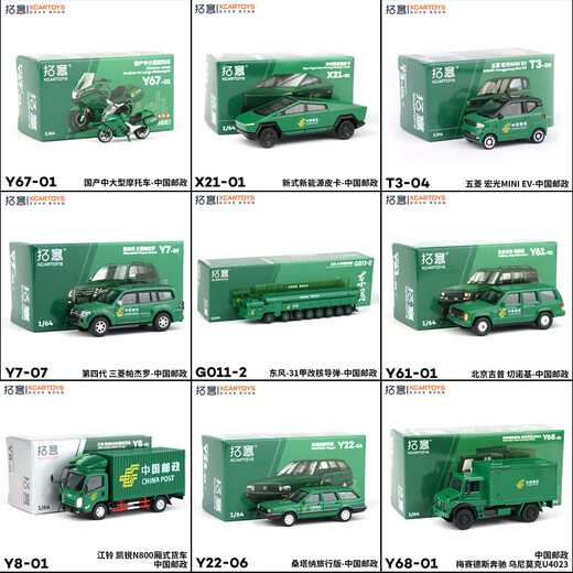 Tuoyi Toy Post Unimog Cherokee Pajero Santana Wuling EV Motorcycle Pickup Truck Model Y8-01-JMC_Kairui_N800_van-