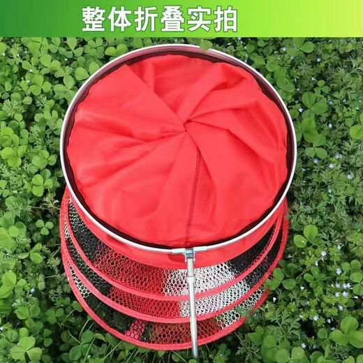 Vinoa fish protection rubberized nylon line anti-hanging fish net bag stainless steel double circle fishing net fishing net fishing gear 1cm 1m without package rope collection 25 diameter 0.45 meters