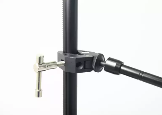 TKHE metal extension pole mobile phone live broadcast bracket external clip tablet to increase camera position overhead shooting universal camera tripod 11-inch magic arm metal mobile phone clip