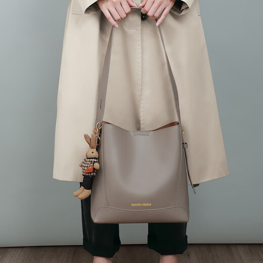 Marie Claire bag women's bag luxury brand 2025 new women's shoulder bag bucket bag birthday gift for wife and girlfriend Shen Jingni brand gift box