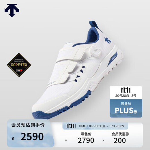 DESCENTEGOLF Desante golf men's golf shoes GORE-TEX waterproof and breathable new product DB-dark blue 40.5