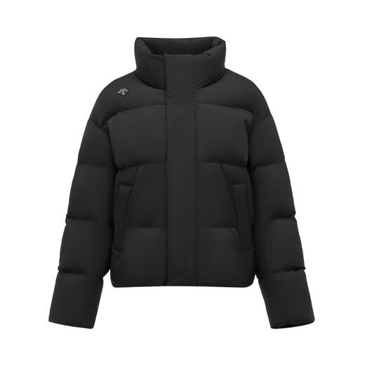 DESCENTE WOMEN S SKI STYLE waterproof women's short sports bag down jacket BK-black S (160/80A)