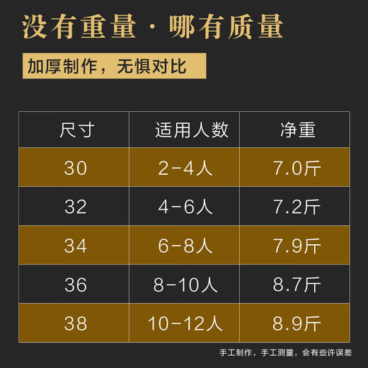 Longshun Copper Art Copper hot pot charcoal old-fashioned pure copper hot pot pot hand-thickened old Beijing meat-shabu copper pot hot pot carbon stove 8-10 people mandarin duck antique style 36cm