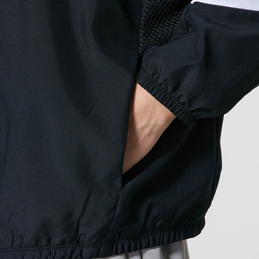 Мужская куртка Nike (NIKE), осень 2025, новая спортивная одежда, мужская верхняя куртка с тканым воротником-стойкой HV3364-010 IK9864 M