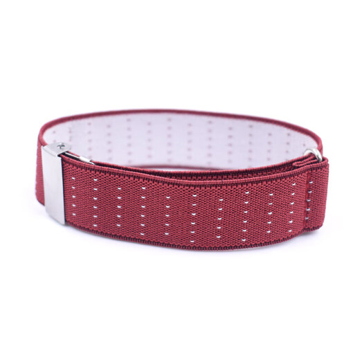 Chaosihui shirt sleeve cuffs, sleeve rings, arm cuffs, men's and women's suit shirt cuff fixation ties, elastic elastic cuff ring buttons, 2.5 sleeve cuffs - black