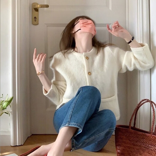 Langsha Xiaoxiang style jacket women's autumn and winter new style 2025 small short cardigan jacket high-end foreign style tops for women