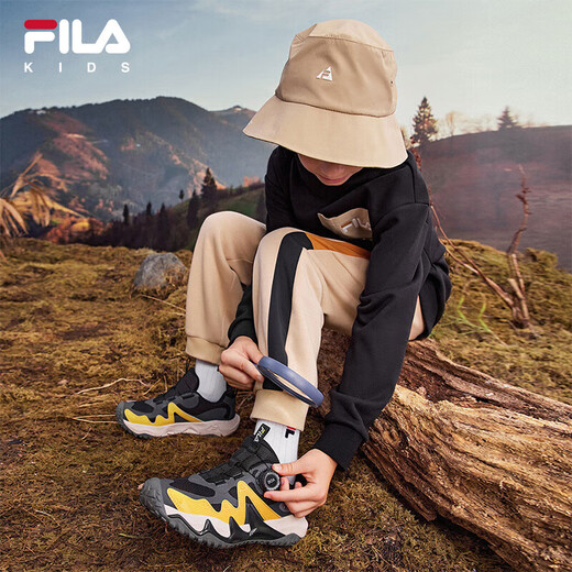 FILA children's shoes children's sports shoes 2025 winter boys and girls comprehensive training outdoor tiger claw shoes