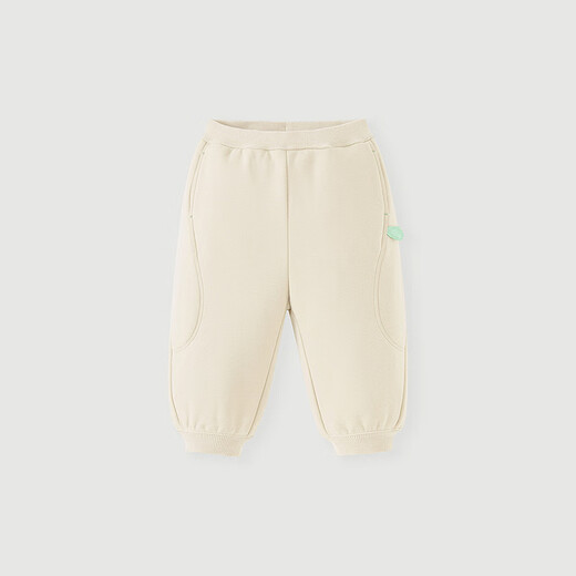 Minibala boys and girls trousers 2025 winter heated plus fleece baby trousers, warm and antibacterial