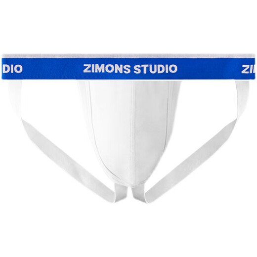Zimo cotton products 2 strips Zimo cotton products men's double thong thong underwear white sexy low waist black hip lift blue belt trendy 2 black L (2.2-2.3 feet)