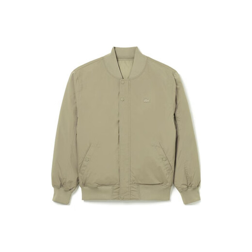 LACOSTE French crocodile FW23 solid color zipper reversible warm baseball collar down jacket men's camel camel CB8 one size fits all 48