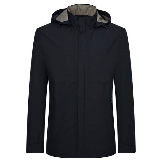 Anniversary Bird Windbreaker Men's Autumn Men's Business Casual Windbreaker Trend Versatile Long Sleeve Fashionable Urban British Jacket Men Navy Blue L -48(175/96)