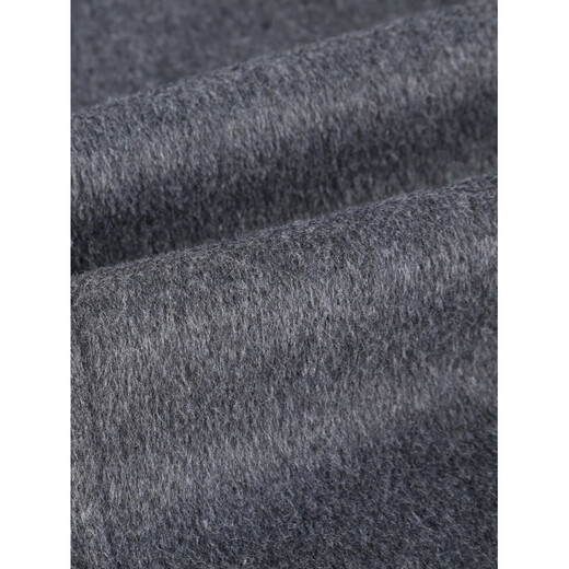 MONTAGUT French Montagut double-sided cashmere coat for men, middle-aged and older men, winter lapel woolen woolen thickened windbreaker jacket, black S 165/84A