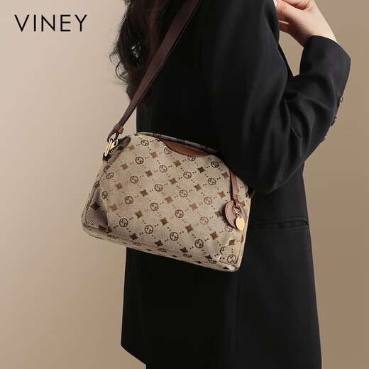 Viney bag women's bag high-end brand crossbody canvas bag light luxury shoulder bag birthday gift high-end gift for girlfriend and wife