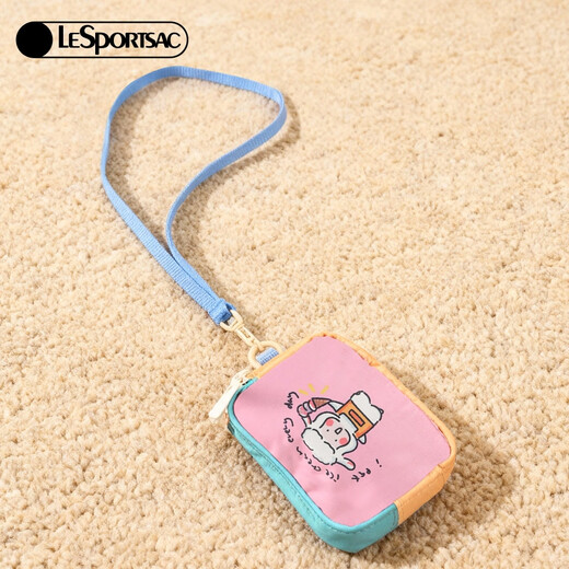 LeSportsac Lebo Poetry Lamb Baudelaire Cute Coin Purse Multi-layer Clutch Fashion Bag Women's Bag Lamb Daily