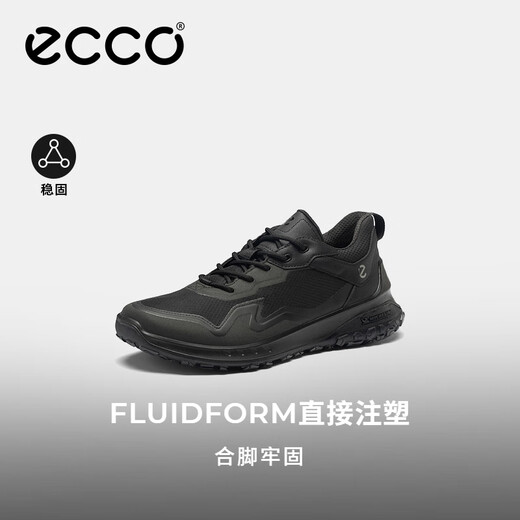 ECCO outdoor sports shoes for men 25 years of hiking cross-country lace-up casual shoes Aotu 824334 HL black 82433451094 40 (255mm)