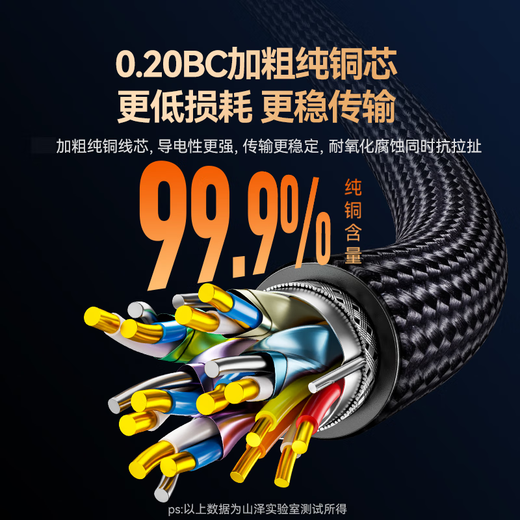 山泽DP线1.4版8K高清4K/2K240Hz电竞3米电脑显卡接显示器连接线视频DisplayPortshi兼容DP1.2 SDP30