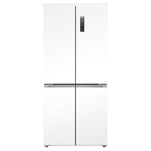 MeiLing AI Smart Refrigerator 503-liter cross-door ultra-thin zero-level embedded dual-system dual-cycle active sterilization and odor-free first-class air-cooled refrigerator AI Smart BCD-503WSPU9CZX-White