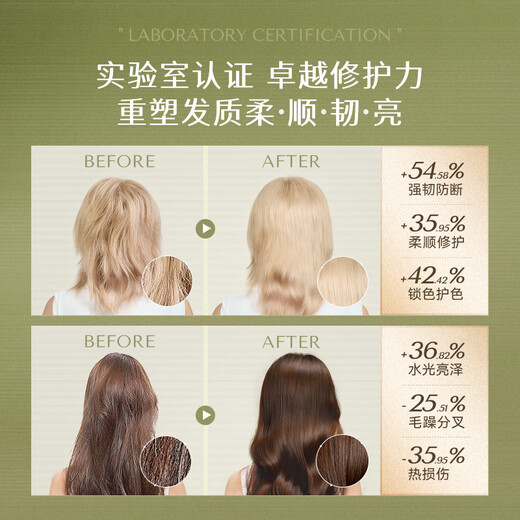 Moxiang Ying'er's same style hair mask, matsutake keratin, anti-breakage, repair, smooth and shiny, improve frizz, damage, perm and dye