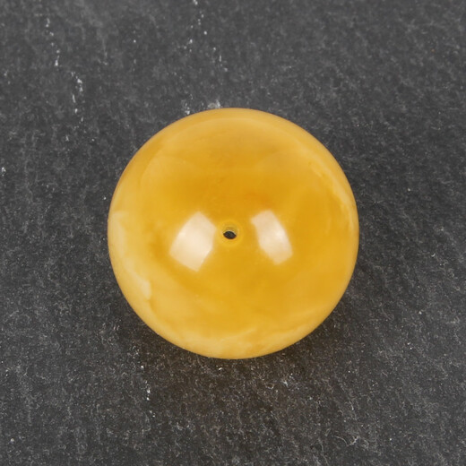 Yuzhi 1 item, 1 certificate, 1 shot, natural Russian material, unoptimized beeswax round beads, single bead and separate beads, 4 grams, diameter 19.3 mm, unique product G912