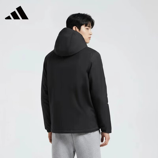 Adidas Men's Winter Commuting Hooded Warm Outdoor Leisure Sports Down Jacket XL