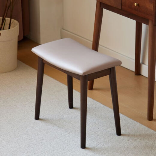 Shitingge Saddle Stool Solid Wood Cosmetic Stool Bedroom Dressing Stool Curved Saddle Stool Household Table Stool Home Shoe Changing Stool Ancient - Saddle Stool New Limited Time