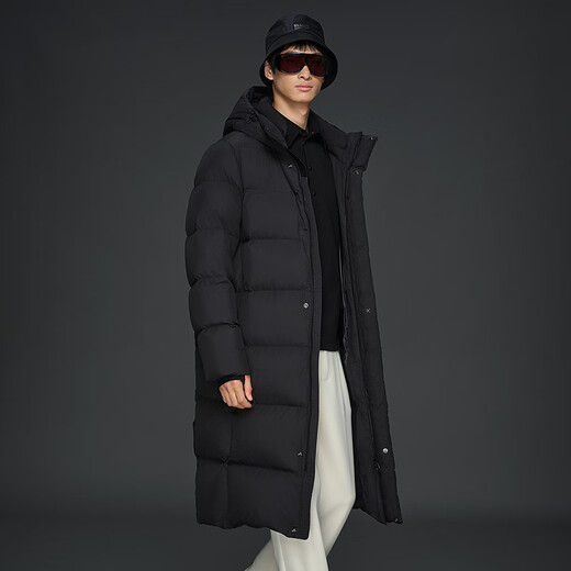 Гао Фань и Тянь Сюнин в одном стиле, черное золото, пуховик с функцией 5,0, восемь сеток, 2025, новый пуховик, черный L