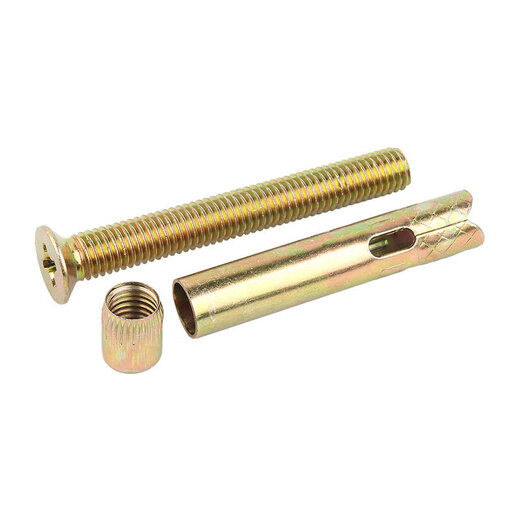 Steel workpiece, national standard countersunk head expansion screw, cross internal expansion bolt, implosion screw, Jingcang 6*80 (20 pieces)